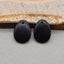 Natural Obsidian Earring Beads 20*15*4mm, 4.4g