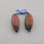 Natural Red Creek Earring Beads 16*20*10mm, 8.3g