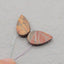 Natural Red Creek Jasper Earring Beads 20*11*5mm, 3.2g