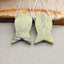 2 PCS Natural Serpentine Pendant Beads 26*17*5mm, 26*17*5mm, 8.2g