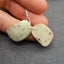 Natural Serpentine Earring Beads 23x16x4mm, 5.5g