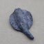 Natural Blue Coral Carved ancient fish Pendant Bead 49*30*8mm, 8.4g