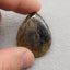 Natural Labradorite Pendant Bead 40*30*7mm, 13.3g