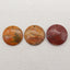 On sale! 3PCS Multi Color Picasso Jasper(Red Creek Jasper) Pendant Beads Set, Drilled Stone Pendants, Gem Jewelry Gift, 22x5mm,9.5g