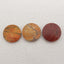 On sale! 3PCS Multi Color Picasso Jasper(Red Creek Jasper) Pendant Beads Set, Drilled Stone Pendants, Gem Jewelry Gift, 22x5mm,9.5g