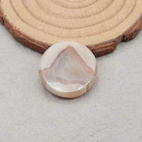 Natural Crazy Lace Agate Pendant Bead 22*21*5mm, 4.6g