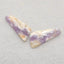 New Natural Stone Amethyst Earring Beads, Drilled Earrings For Jewelry DIY Making, Purple Stone Earrings, 28x23x3mm, 7.6g