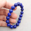 1 Strand Natural Lapis Lazuli Beads for Bracelet 11-12mm, 18cm length, 39.4g