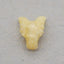 Natural Yellow Opal Carved wolf head Pendant Bead 23*18*11mm, 3.7g