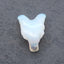 Opalite Carved wolf head Pendant Bead 23*17*9mm, 3.8g