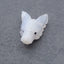 Natural Blue Lace Agate Carved wolf head Pendant Bead 23*18*11mm, 5.0g