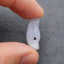 Natural Blue Lace Agate Carved wolf head Pendant Bead 23*18*11mm, 5.0g