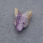 Natural Fluorite Carved wolf head Pendant Bead 23*16*9mm, 4.2g