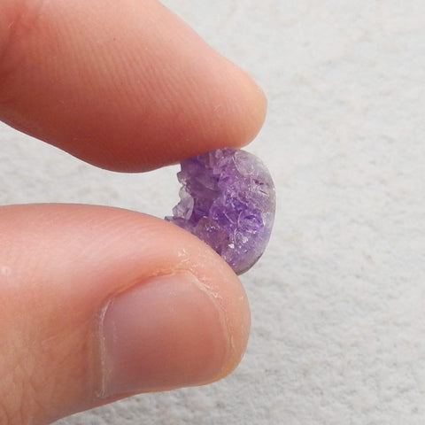 Natural Amethyst Cabochon 12*12*6mm, 1.3g