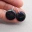 Natural Obsidian Earring Beads 22*22*5mm, 7.7g - Gomggsale