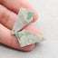 Natural Variscite Earring Beads 26*19*3mm, 6.7g