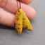 Natural Bumblebee Jasper Earring Beads 31*11*4mm, 4.6g