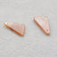 Natural Argentina Rhodochrosite Earring Beads 20x20x5mm, 10.5g