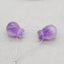 New Natural Stone Amethyst Earring Beads, Drilled Earrings For Jewelry DIY Making, Purple Stone Earrings,16×11×11mm, 5.3g