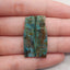 Nugget (Rough Sides) Natural Chrysocolla Gemstone Earring Beads,34x10x3mm,5.2g