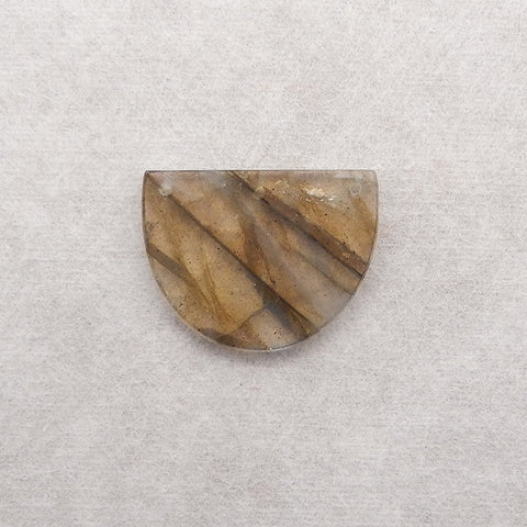 Natural Labradorite Gemstone Three Holes Pendant Bead