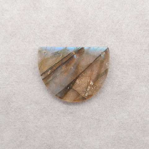 Natural Labradorite Gemstone Three Holes Pendant Bead