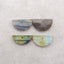 4 PCS Natural Labradorite Gemstone Pendant Bead Set