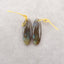 Natural Labradorite Gemstone Earring Pair Matched Gemstone Beads