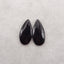 Natural Obsidian Gemstone Earring Beads, Gemstone Earring Pair