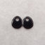 Natural Obsidian Gemstone Earring Beads, Gemstone Earring Pair