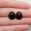 Natural Obsidian Gemstone Earring Beads, Gemstone Earring Pair