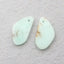 Belle paire de boucles d'oreilles Chrysoprase, 15x10x4mm, 2.3g