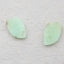 Natural Chrysoprase Earring Beads 15x10x4mm, 2.3g