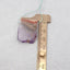 Natural Amethyst Pendant Bead 28*23*5mm, 8.2g