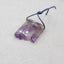 Natural Amethyst Pendant Bead 28*23*5mm, 8.2g