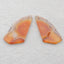 Natural Red Agate Earring Beads 34*17*3mm, 6.9g