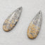 Natural Chohua Jasper Earring Beads 38x13x4mm, 5.7g