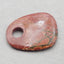 Natural Red Creek Jasper Pendant Bead 48x47x5mm, 18.8g