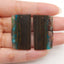 New Nugget Chrysocolla Gemstone  Earring Beads, Natuaral Stone Jewelry, 34x19x2mm, 6.2g