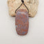 New Natural Ocean Jasper Side Drilled  Gemstone Pendant Bead, 50x26x8mm, 20.3g