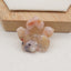 Carved Natural Pink Opal Gemstone Flower Pendant beads,  Jewelry Gift,29X5mm, 4.1g