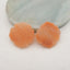 Carved Red Aventurine  Flower  Gemstone Earring Beads, Popular Earrings For DIY Making, 21x3mm, 4.6g