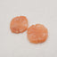 Carved Red Aventurine  Flower  Gemstone Earring Beads, Popular Earrings For DIY Making, 21x3mm, 4.6g