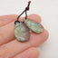 New 1 Pair Natural Flash Labradorite Teardrop Gemstone Earrings, Gem Jewelry Gift, Gemstone Earring Pair, 21×12×3mm, 2.4g