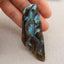 Natural Labradorite Carved lizard Pendant Bead 81x31x12mm, 32.9g - Gomggsale