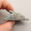 Natural Turquoise Carved lizard 65x43x25mm, 51.0g