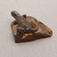 Natural Boulder Opal Carved Lizard 71x60x30mm , 121.4g