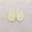 Natural Gemstone Serpentine Earring Beads,Drill Gemstone Earring Pair,30x23x2mm, 4.4g