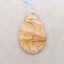 Natural Picture Jasper Gemstone Pendant,Drill Gemstone Pendant, Handmade Pendant Gift, 59×40×7mm, 25.8g