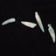 4 PCS Natural Chrysocolla Pendant Beads 50*9*5mm, 30*9*5mm, 13.1g